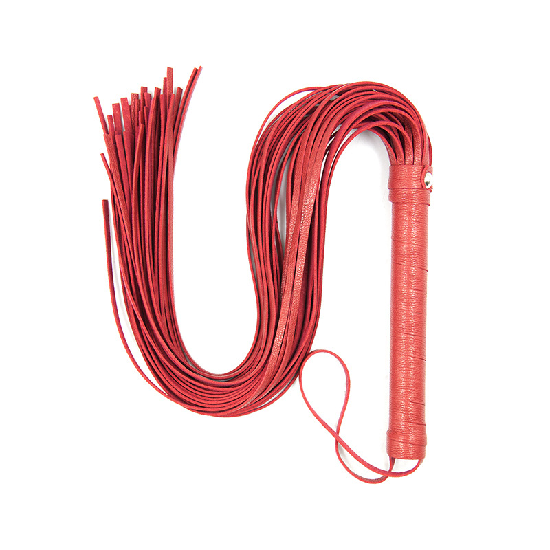 Faux Leather Flogger Whip for Adult Play